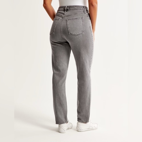 Abercrombie & Fitch Gray Straight Leg Jeans - Picture 2 of 12